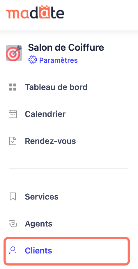 Gestion client