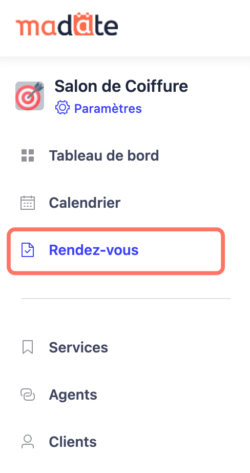 Gestion rendez vous